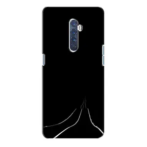 Чохол з картинками на чорному фоні для Oppo Reno 2 (Дорога)