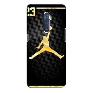 Силиконовый Чехол Nike Air Jordan на Оппо Рено 2 (Джордан 23)