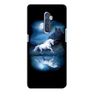 Чехол Unicorn на Oppo Reno 2 (Единорог)