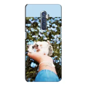 Чехлы с изображением разных животных для Oppo Reno 2 (Ежик на руках)