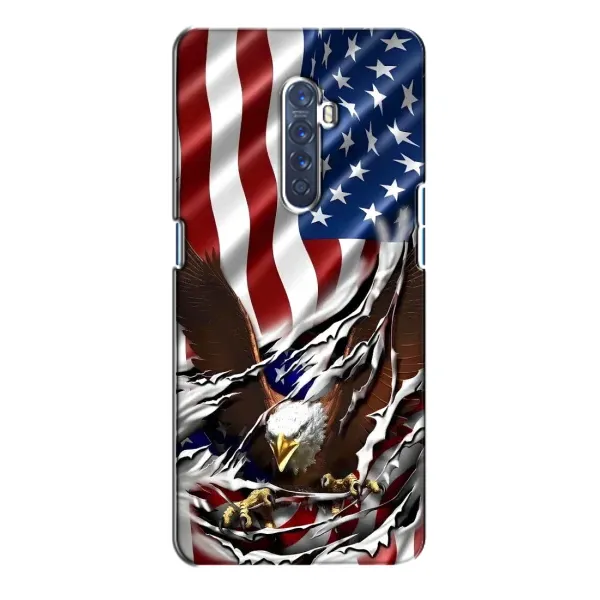 Чехол с рисунком «Флаг USA» для OPPO Reno 2