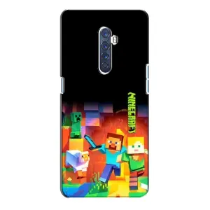Чохли для Oppo Reno 2 (Персонажі МайнКрафт) (Герой Майнкрафт)
