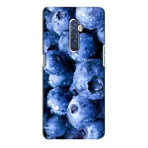 Чехол с изображением вкусной еды для Oppo Reno 2 (Голубика)
