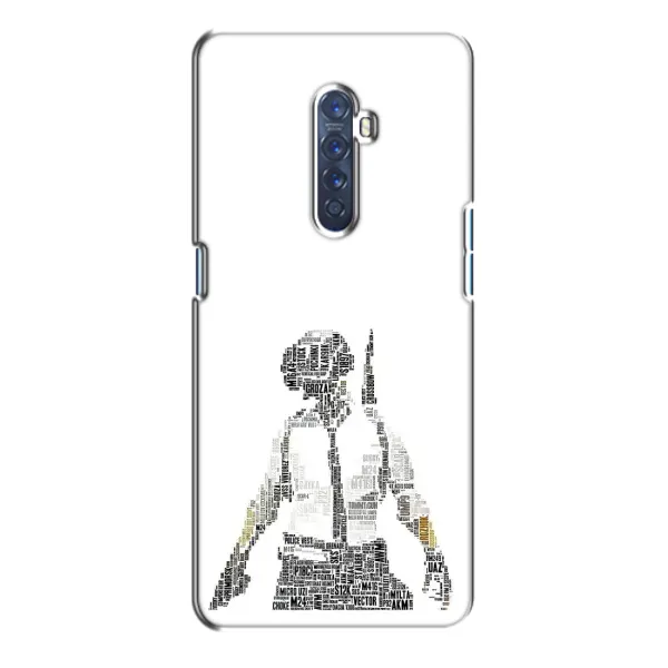 Чехол с рисунком «Из букв» для OPPO Reno 2 Чехол с рисунком «Из букв» для OPPO Reno 2