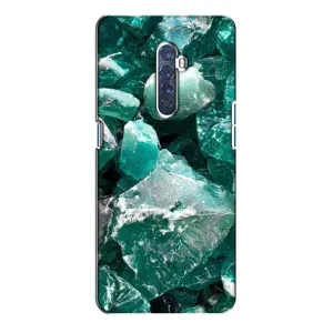 Чехол (Дорого -богато) на Oppo Reno 2 (Изумруд)