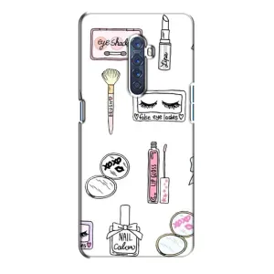 Девчачий Чехол для Oppo Reno 2 (Косметика)