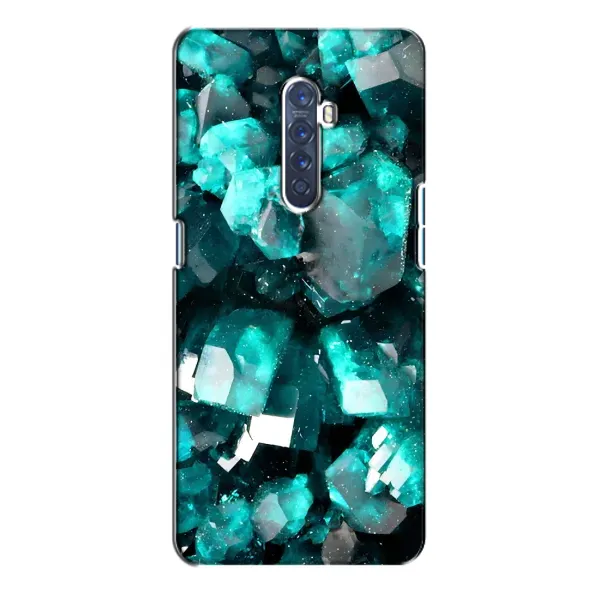 Чехол с рисунком «Кристалы» для OPPO Reno 2