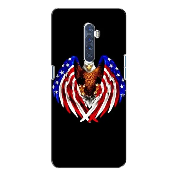 Чехол с рисунком «Крылья США» для OPPO Reno 2
