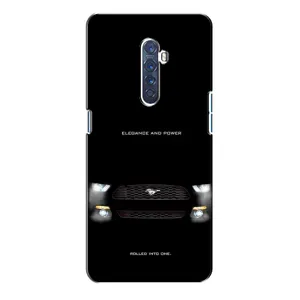 Чехлы с тематикой "Крутые машины" на Oppo Reno 2 (Черный Land Rover)