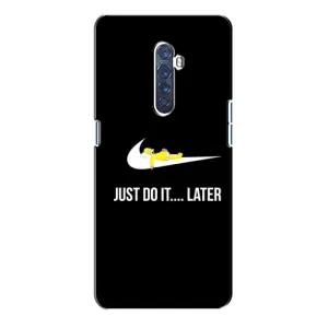 Силиконовый Чехол на Oppo Reno 2 с картинкой Nike (Later)