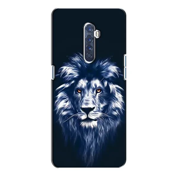 Чехол с рисунком «Лев - синий» для OPPO Reno 2