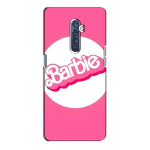 Силиконовый Чехол Барби Фильм на Oppo Reno 2 (Лого Барби)