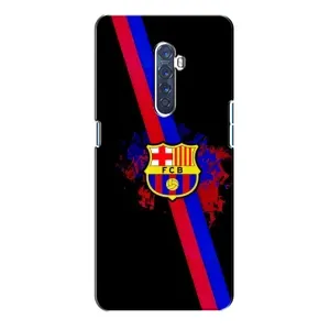 Чехол для Oppo Reno 2 (Барселона) (Лого Барсы)