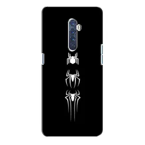 Чехол Супергерой Человека Паука на Oppo Reno 2 (Лого паука)