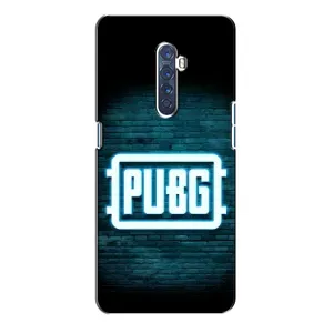 Чохол (TPU) з картинкою "Лого Пабг" на Оппо Рено 2 (Лого PUBG)