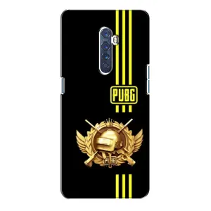 Чохол (TPU) з картинкою "Лого Пабг" на Оппо Рено 2 (Логотип PUPG)