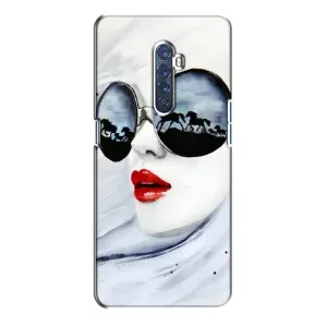 Чехол с картинкой Модные Девчонки Oppo Reno 2 (Любительница коней)