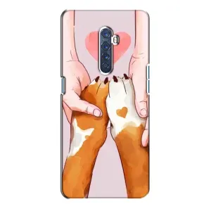 Чехол (ТПУ) Милые собачки для Oppo Reno 2 (Любовь к собакам)