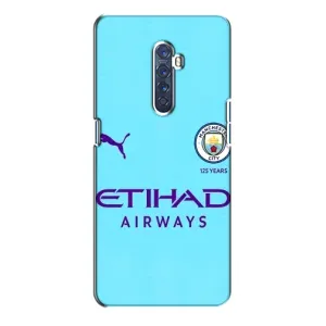Силиконовые Чехлы принт Футбол на Oppo Reno 2 (Man City)