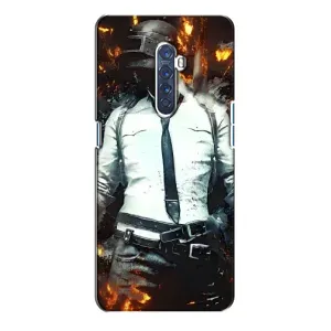 Чохол з картинкою "Герой Pubg" на Oppo Reno 2 (Man Пубг)