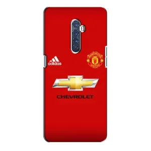 Силиконовые Чехлы принт Футбол на Oppo Reno 2 (Man United)