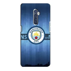 Силиконовые Чехлы принт Футбол на Oppo Reno 2 (ManCity)