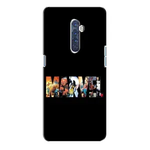 Силиконовый Чехол для Oppo Reno 2 (MARVEL)