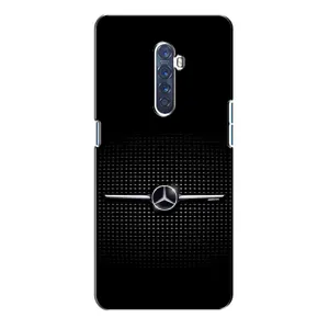 Силиконовый бампер с картинкой машины на Oppo Reno 2 (Mercedes)
