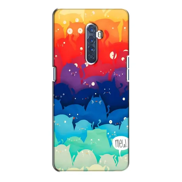 Чехол с рисунком «Mew» для OPPO Reno 2