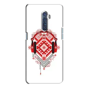 Силиконовый Чехол на Oppo Reno 2 с картинкой Вышиванки (Модная вышиванка)