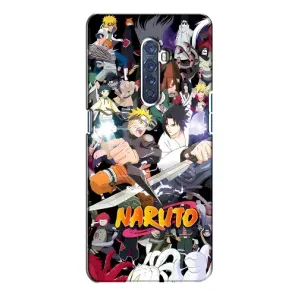 Купить Чехлы на телефон с принтом Anime для Oppo Reno 2 (Наруто постер)