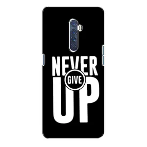 Силиконовый Чехол на Oppo Reno 2 с картинкой Nike (Never Give UP)