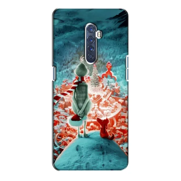 Чехол с рисунком «Новогодний Гринч» для OPPO Reno 2 Чехол с рисунком «Новогодний Гринч» для OPPO Reno 2
