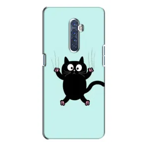 Чехол с рисунком «Падающий кот» для OPPO Reno 2