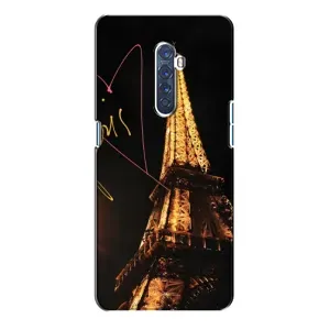 Чехол с Эйфелевой башней на Oppo Reno 2 (Paris)