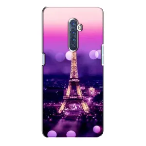 Чехол с Эйфелевой башней на Oppo Reno 2 (Париж башня)