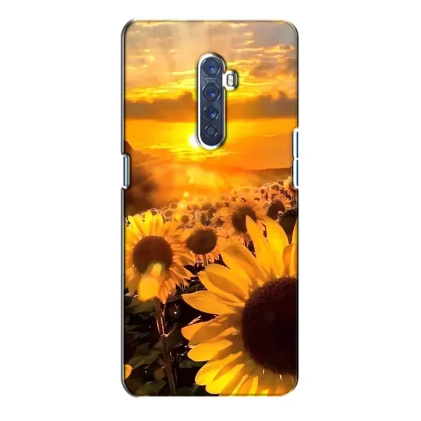 Чехол с рисунком «поле подсолнухов» для OPPO Reno 2