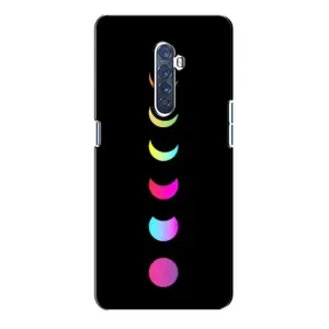 Чехол (ТПУ) с планетами на Oppo Reno 2 (Полнолуние)