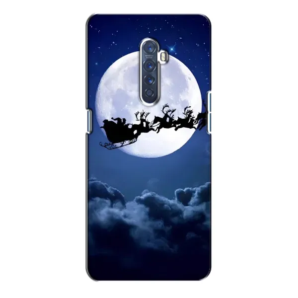 Чехол с рисунком «Санта - луна» для OPPO Reno 2