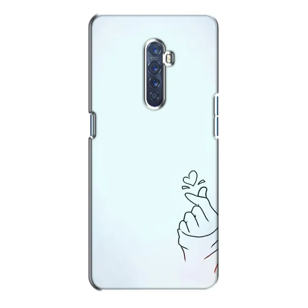 Чехол с рисунком «Сердце на голубом» для OPPO Reno 2 Чехол с рисунком «Сердце на голубом» для OPPO Reno 2