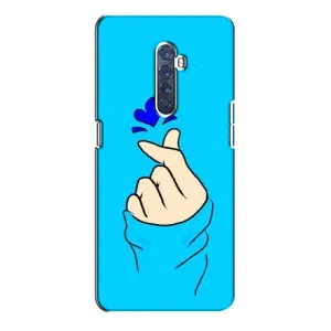 Чехол с рисунком «Сердце на синем» для OPPO Reno 2