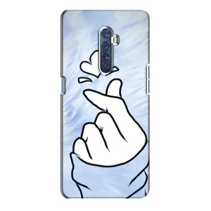 Чехол с рисунком «Сердечка знак» для OPPO Reno 2