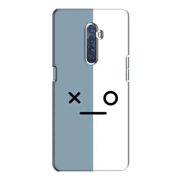 Чехол с рисунком «Серо-белый» для OPPO Reno 2 Чехол с рисунком «Серо-белый» для OPPO Reno 2