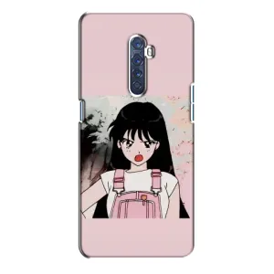 Чехол с персонажами АНИМЕ на Oppo Reno 2 (Сейлор Марс)