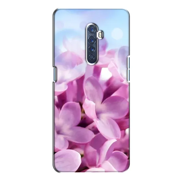 Чехол с рисунком «Сиреневые цветы» для OPPO Reno 2 Чехол с рисунком «Сиреневые цветы» для OPPO Reno 2