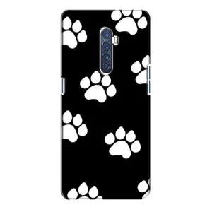 Бампер для Oppo Reno 2 с картинкой "Песики" (Следы собак)