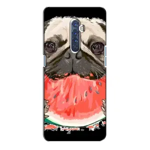 Чохол (ТПУ) Милі песики для Oppo Reno 2 (Смішний Мопс)