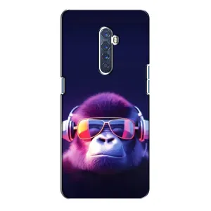 Чехол с рисунком «Стильная обезьяна» для OPPO Reno 2