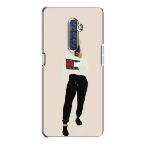 Силиконовый Чехол на Oppo Reno 2 с картинкой Стильных Девушек (Стильная)