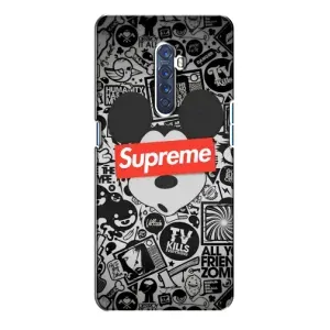 Чехол с рисунком «Supreme Маус» для OPPO Reno 2